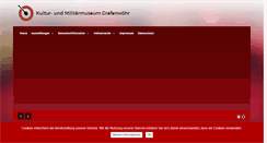 Desktop Screenshot of museum-grafenwoehr.de